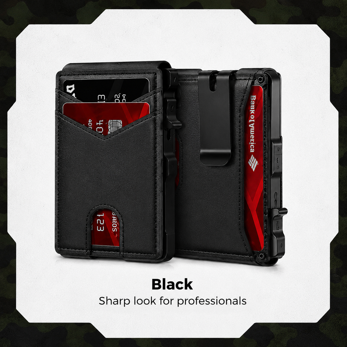 Savirexo Vault® Tactical Wallet - Military Limited Issue - The Wallet That Holds the Most Cards in the World