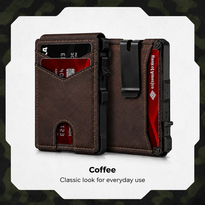 Savirexo Vault® Tactical Wallet - Military Limited Issue - The Wallet That Holds the Most Cards in the World