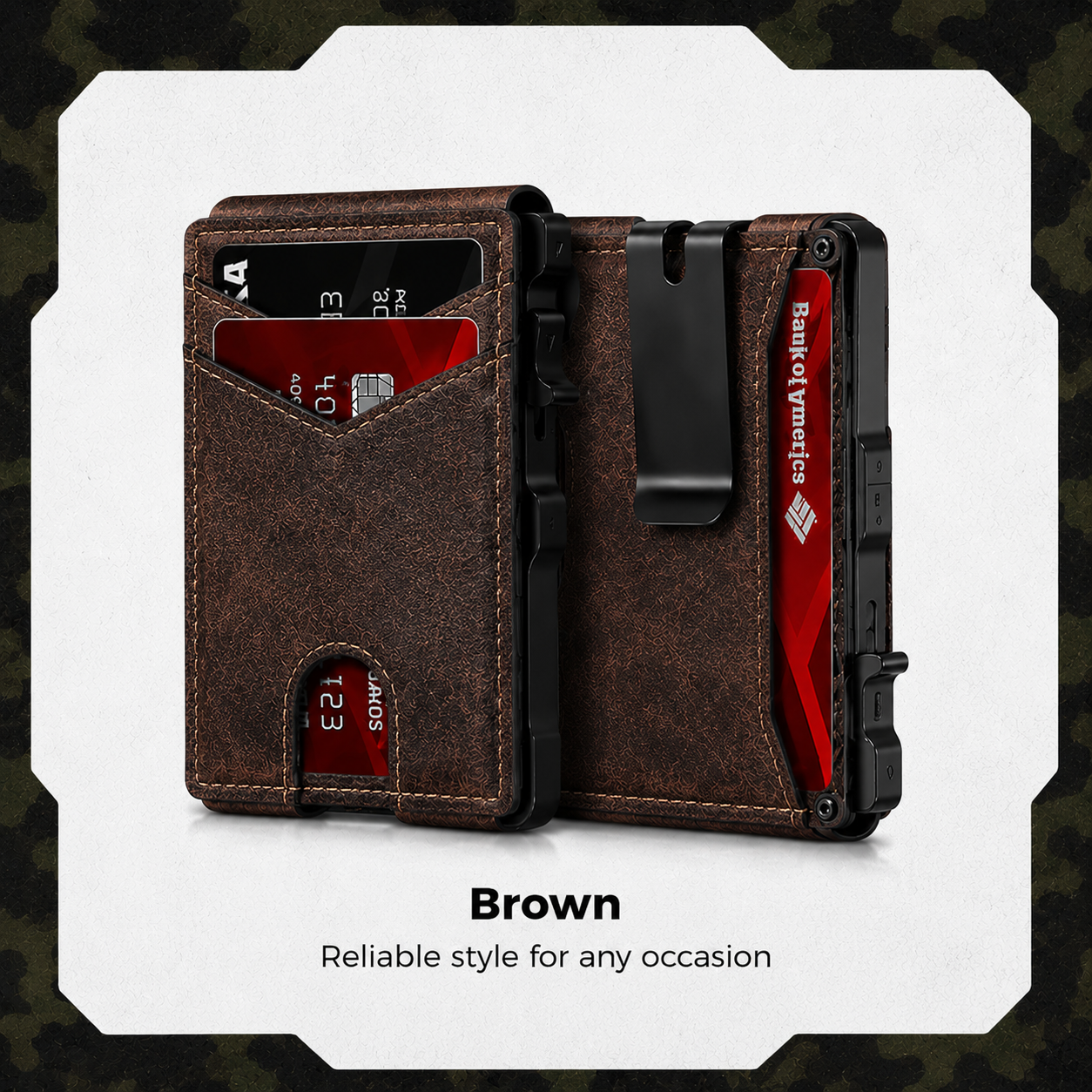 Savirexo Vault® Tactical Wallet - Military Limited Issue - The Wallet That Holds the Most Cards in the World