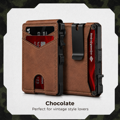 Savirexo Vault® Tactical Wallet - Military Limited Issue - The Wallet That Holds the Most Cards in the World